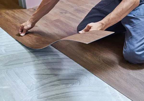PVC vloer leggen